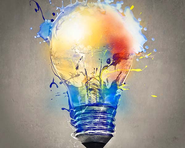 Art light bulb